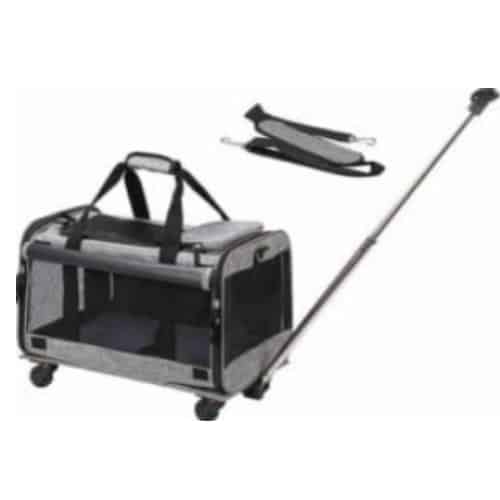 rolling pet carrier