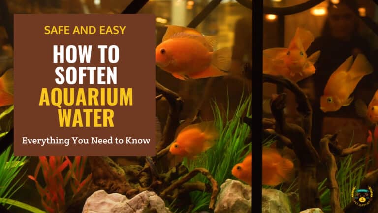 how to soften aquarium water