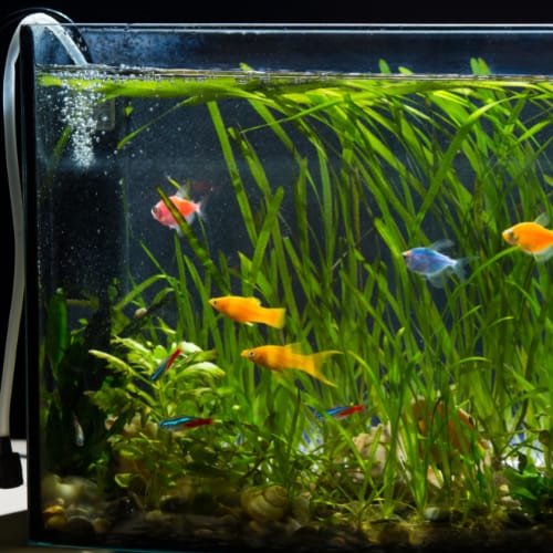 aquarium tank filter size